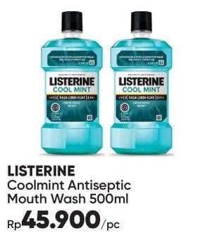 Promo Harga LISTERINE Mouthwash Antiseptic 500 ml - Guardian