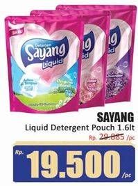 Promo Harga Sayang Liquid Detergent 1600 ml - Hari Hari