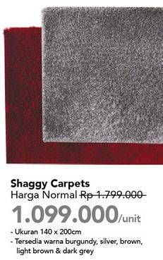 Promo Harga Karpet SHaggy  - Carrefour
