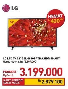 Promo Harga LG 32LM630BPTB | Active HDR  - Carrefour