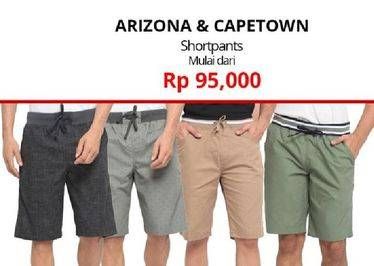 Promo Harga Arizona/Capetown Shortpants  - Carrefour