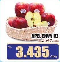 Promo Harga Apel Envy NZ per 100 gr - Hari Hari