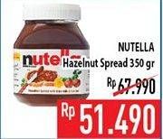 Promo Harga NUTELLA Jam Spread Hazelnut 350 gr - Hypermart