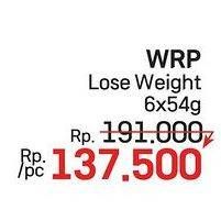 Promo Harga WRP Lose Weight Meal Replacement per 6 sachet 54 gr - LotteMart