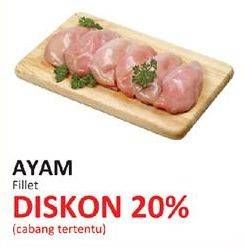 Promo Harga Ayam Fillet per 100 gr - Yogya