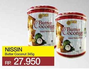 Promo Harga NISSIN Biscoco Butter Coconut 345 gr - Yogya