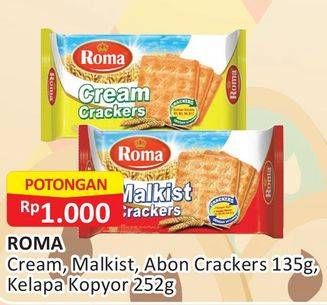 Promo Harga Malkist Crackers 252gr/135gr  - Alfamart