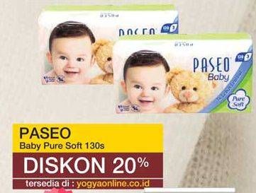 Promo Harga PASEO Baby Pure Soft 130 sheet - Yogya