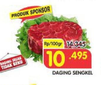 Promo Harga Daging Sengkel (Shankle) per 100 gr - Superindo