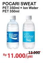 Promo Harga POCARI SWEAT Minuman Isotonik Ion Water, Original 350 ml - Alfamart