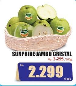 Promo Harga Sunpride Jambu Crystal per 100 gr - Hari Hari