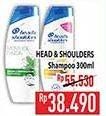 Promo Harga Head & Shoulders Shampoo 300 ml - Hypermart