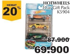 Promo Harga Hot Wheels Gift Set K5904 3 pcs - Giant