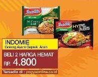Promo Harga Indomie Hype Abis Mi Goreng Ayam Geprek/Aceh  - Yogya