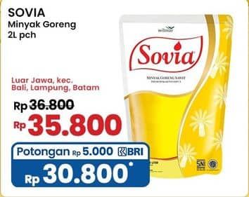 Promo Harga Sovia Minyak Goreng 2000 ml - Indomaret