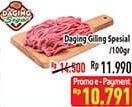 Promo Harga Daging Giling Sapi Spesial per 100 gr - Hypermart