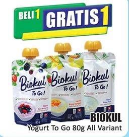 Promo Harga Biokul Yogurt To Go! All Variants 80 gr - Hari Hari