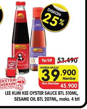Promo Harga Lee Kum Kee Oyster/Sesame Oil  - Superindo