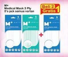 Promo Harga M Medical Mask All Variants 5 pcs - Indomaret