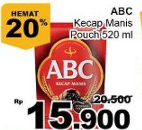 Promo Harga ABC Kecap Manis 520 ml - Giant