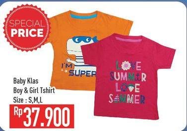 Promo Harga BABY KLAS Boy T-Shirt S/S Girl, Boy  - Hypermart