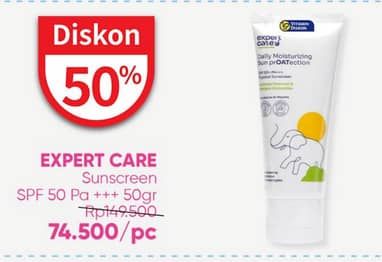 Promo Harga Expert Care Sunscreen Daily Sun Proatection SPF 50+ PA+++ 50 gr - Guardian