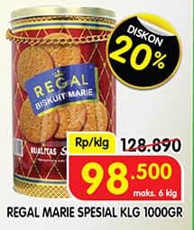 Promo Harga Regal Marie Special Quality 1000 gr - Superindo