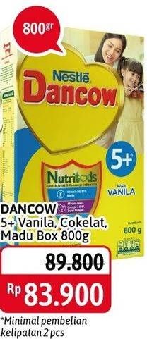 Promo Harga DANCOW Nutritods 5+ Madu, Vanila, Cokelat 800 gr - Alfamidi