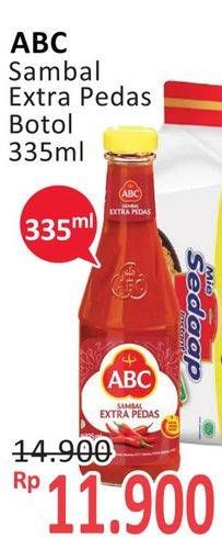 Promo Harga ABC Sambal Extra Pedas 335 ml - Alfamidi