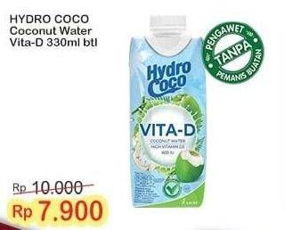 Promo Harga Hydro Coco Vita-D 330 ml - Indomaret