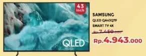 Promo Harga Samsung QLED QA43Q7F Smart TV 4K  - Yogya