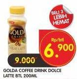 Promo Harga Golda Coffee Drink 200 ml - Superindo