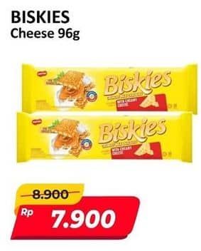 Promo Harga Biskies Sandwich Biscuit Cheese 108 gr - Alfamart