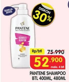 Promo Harga Pantene Shampoo All Variants 400 ml - Superindo