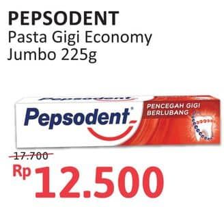 Promo Harga Pepsodent Pasta Gigi Pencegah Gigi Berlubang 225 gr - Alfamidi