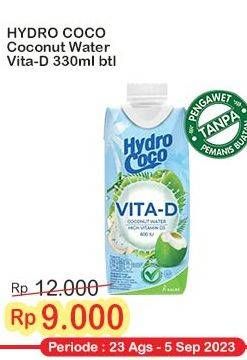 Promo Harga Hydro Coco Vita-D 330 ml - Indomaret