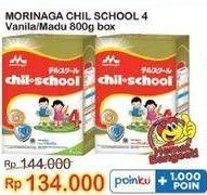 Promo Harga Morinaga Chil School Gold Vanila, Madu 800 gr - Indomaret