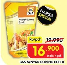 Promo Harga 365 Minyak Goreng 1000 ml - Superindo