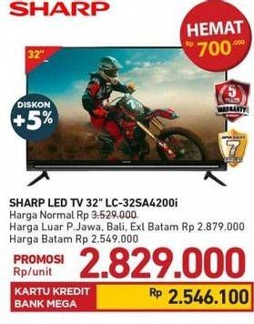 Promo Harga SHARP LC-32SA4200i | LED TV  - Carrefour