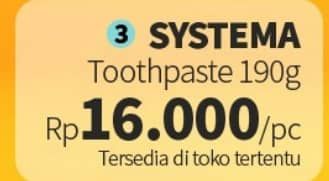 Promo Harga Systema Toothpaste 190 gr - Guardian