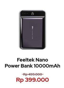 Promo Harga Feeltek Nano Power Bank 10.000mAh  - Erafone