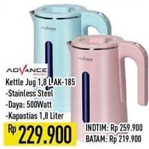 Promo Harga Advance AK-185 Electric Kettle  - Hypermart