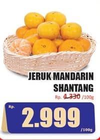 Promo Harga Jeruk Mandarin Shantang per 100 gr - Hari Hari