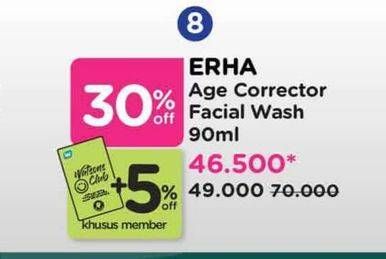 Promo Harga Erha Age Corrector Facial Wash 90 ml - Watsons