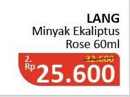 Promo Harga CAP LANG Minyak Ekaliptus Aromatherapy Rose 60 ml - Alfamidi