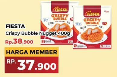 Promo Harga Fiesta Naget Crispy Bubble 400 gr - Yogya