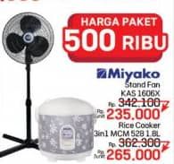 Promo Harga Miyako KAS 1606X + MCM 528  - LotteMart