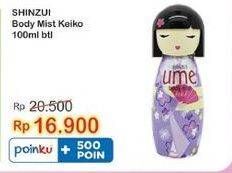 Promo Harga SHINZUI Body Mist Ume Keiko 100 ml - Indomaret