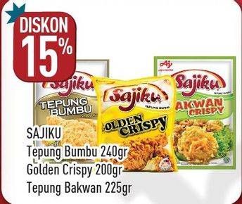 Promo Harga SAJIKU Tepung Bumbu/Golden Crispy/Tepung Bakwan  - Hypermart