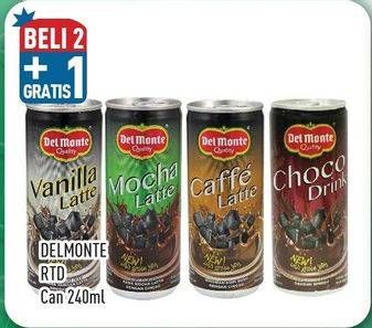 Promo Harga DEL MONTE Latte 240 ml - Hypermart
